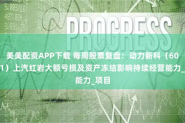 美美配资APP下载 每周股票复盘：动力新科（600841）上汽红岩大额亏损及资产冻结影响持续经营能力_项目